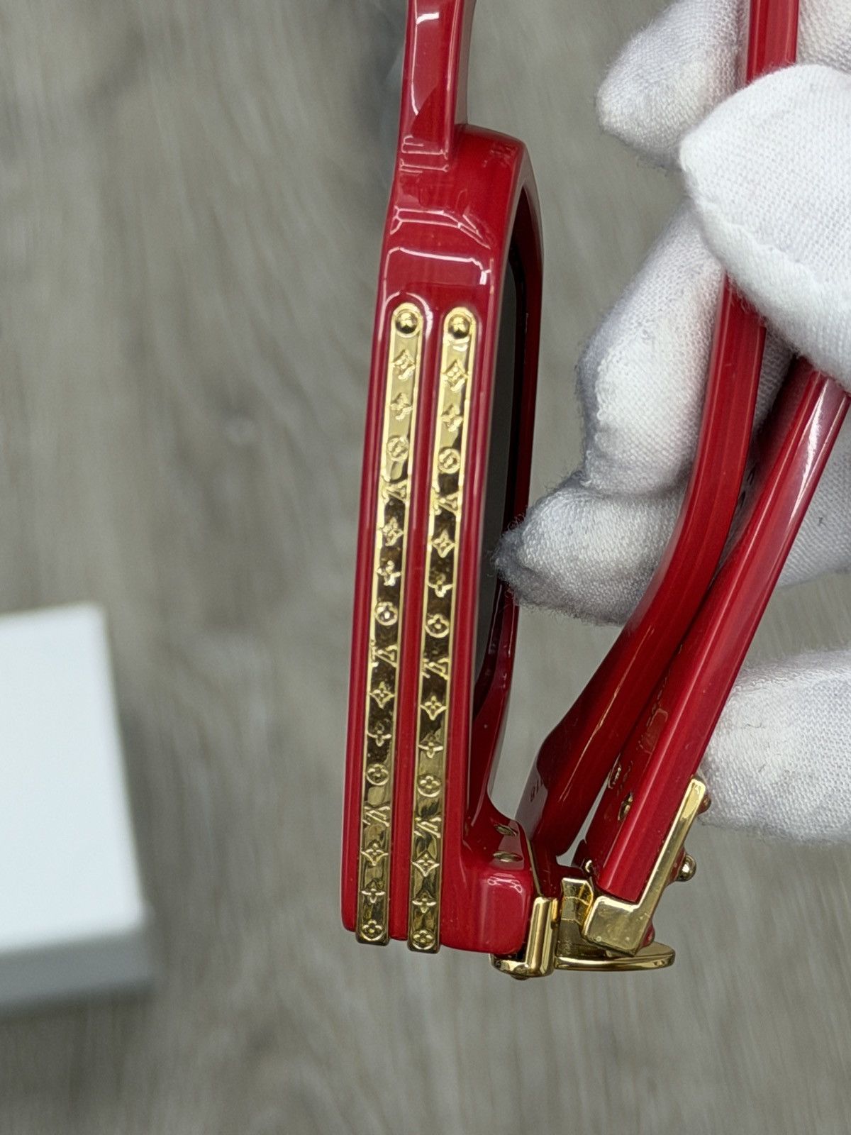 Louis Vuitton Louis Vuitton 1.1 Millionaires Sunglasses Red Z1599W Size ONE SIZE - 4 Thumbnail
