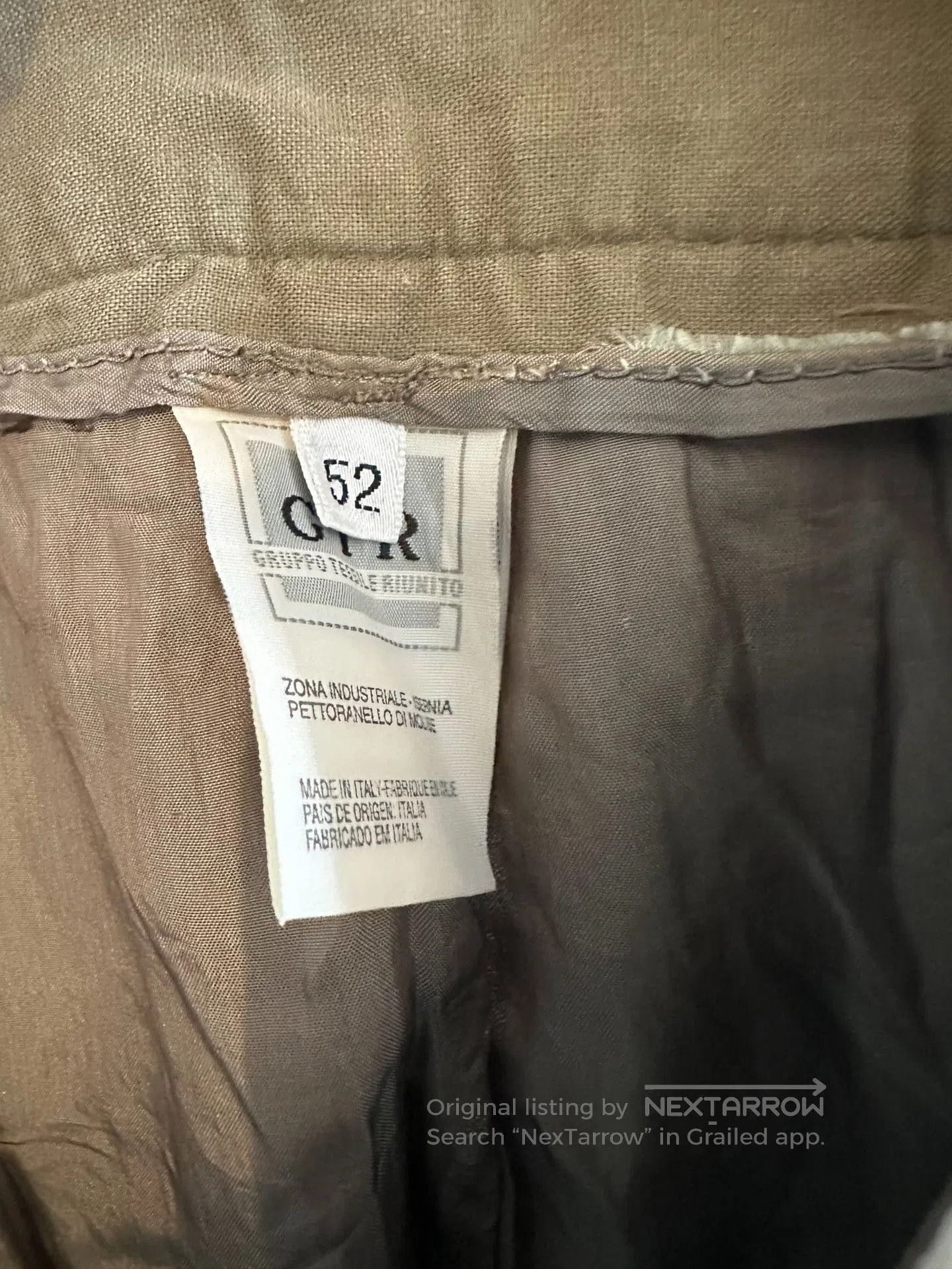 Helmut Lang Helmut Lang 97ss Army Green Cotton Pants. Size US 35 - 6 Thumbnail