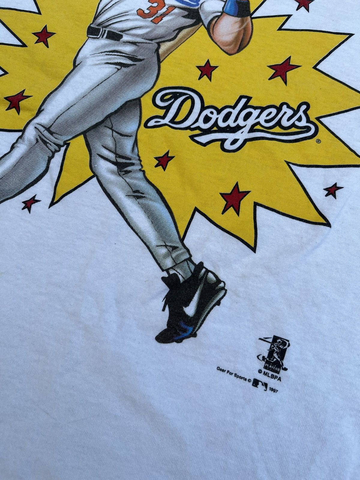 MLB × NBA × Vintage 1997 DODGES " MIKE PIAZZA " TEE Size US M / EU 48-50 / 2 - 4 Thumbnail