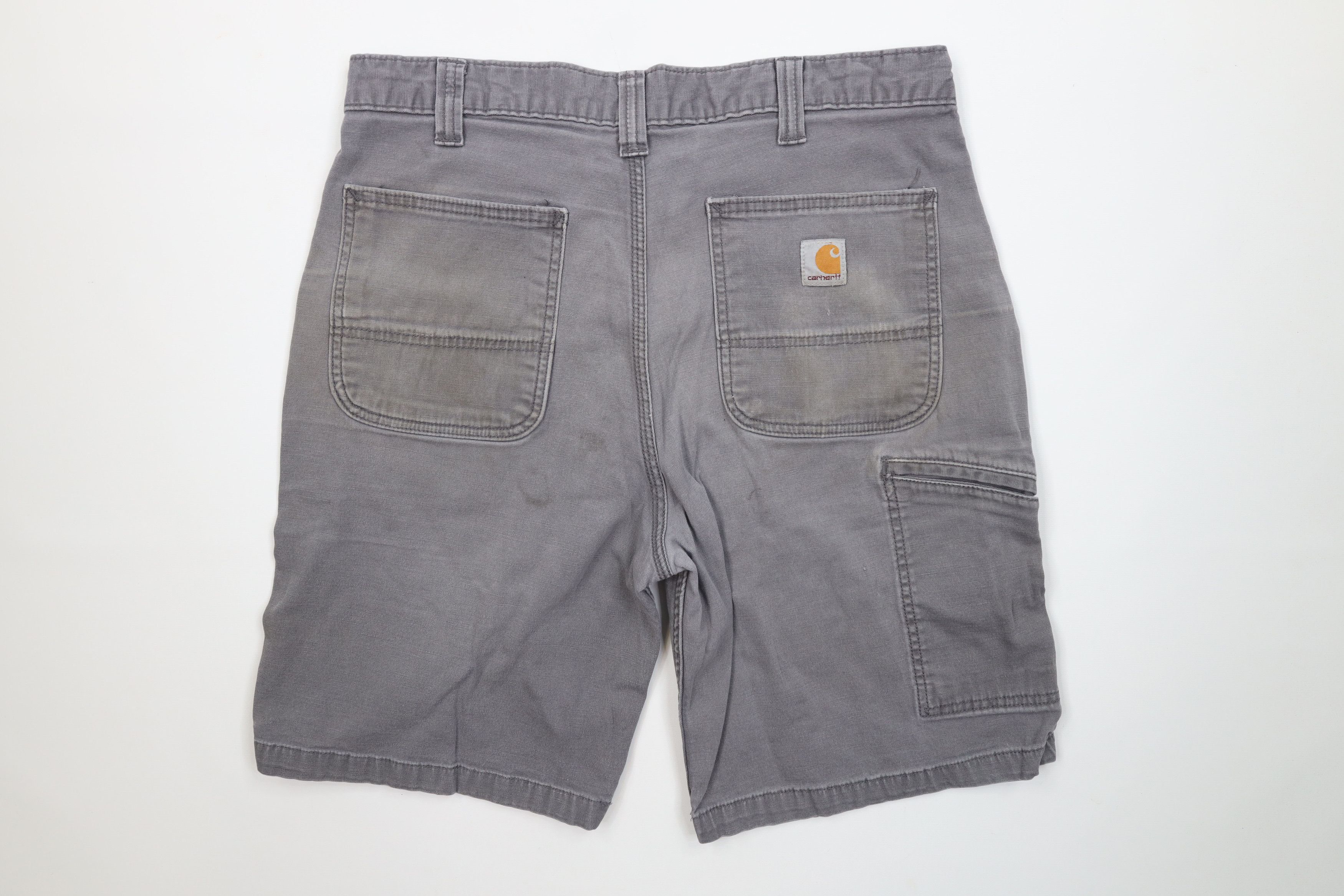 Carhartt Vintage Y2K Carhartt Spell Canvas Relaxed Fit Shorts Gray Size US 34 / EU 50 - 8 Thumbnail