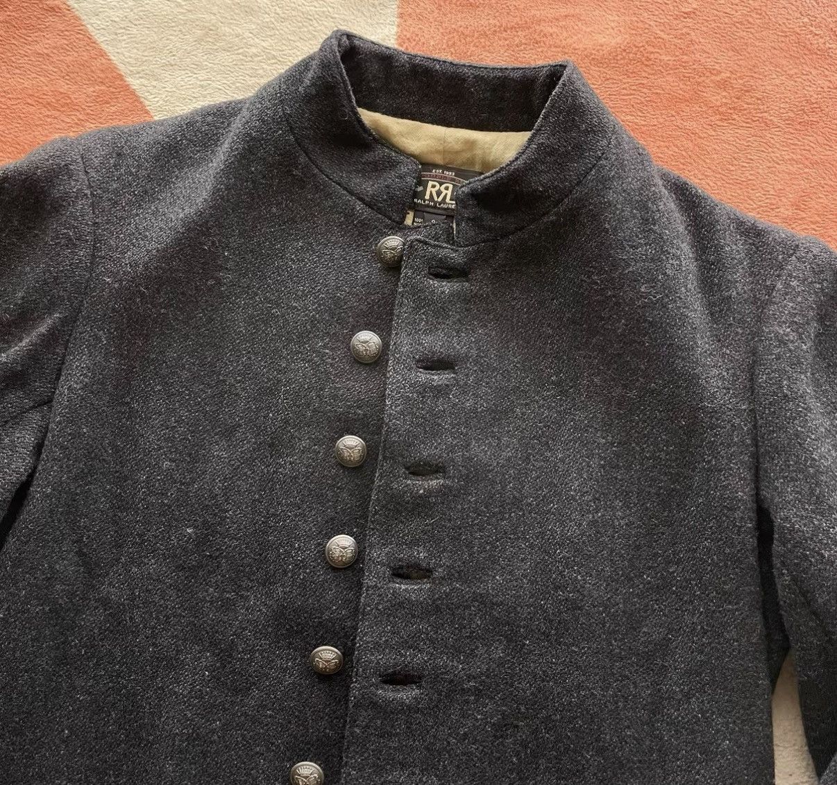 RRL Ralph Lauren RRL Ralph Lauren Double RL Civil War Military Coat K22 Size US S / EU 44-46 / 1 - 2 Thumbnail