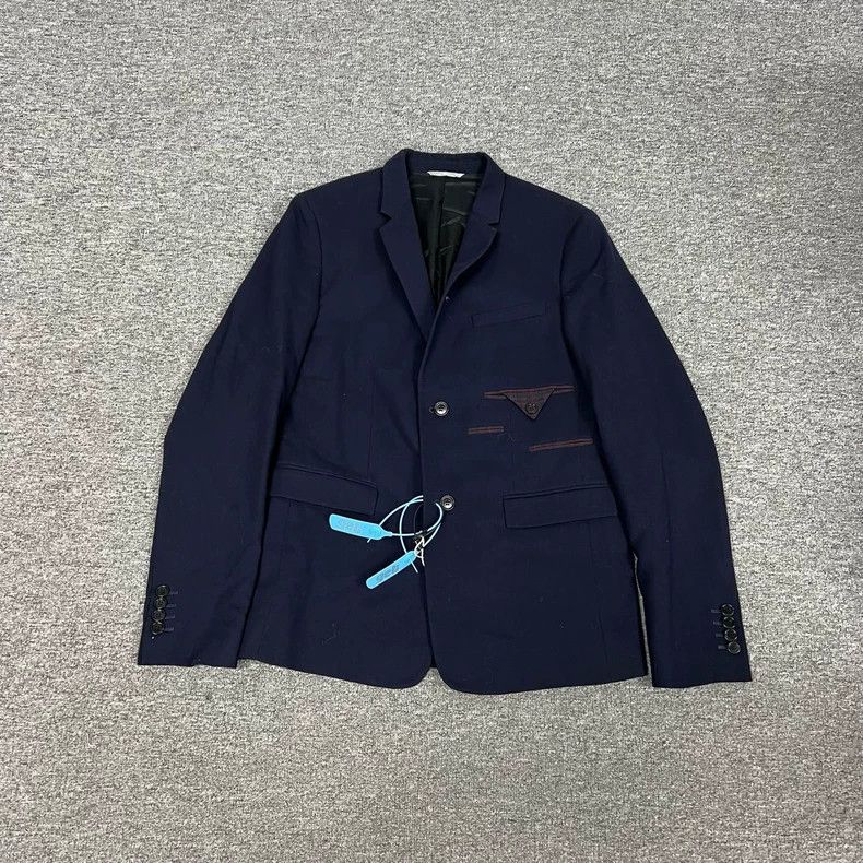 Dior Dior Triangle pocket lapel wool suit 2502-Nextarrow Size 48R - 1 Thumbnail