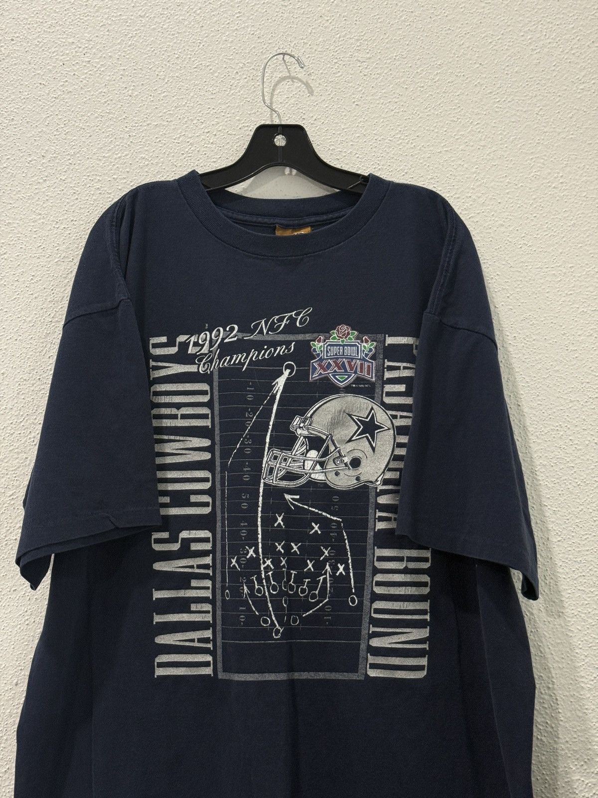 Nutmeg Vintage 1992 Dallas Cowboys Super Bowl Champions Nutmeg XL Size US XL / EU 56 / 4 - 2 Thumbnail