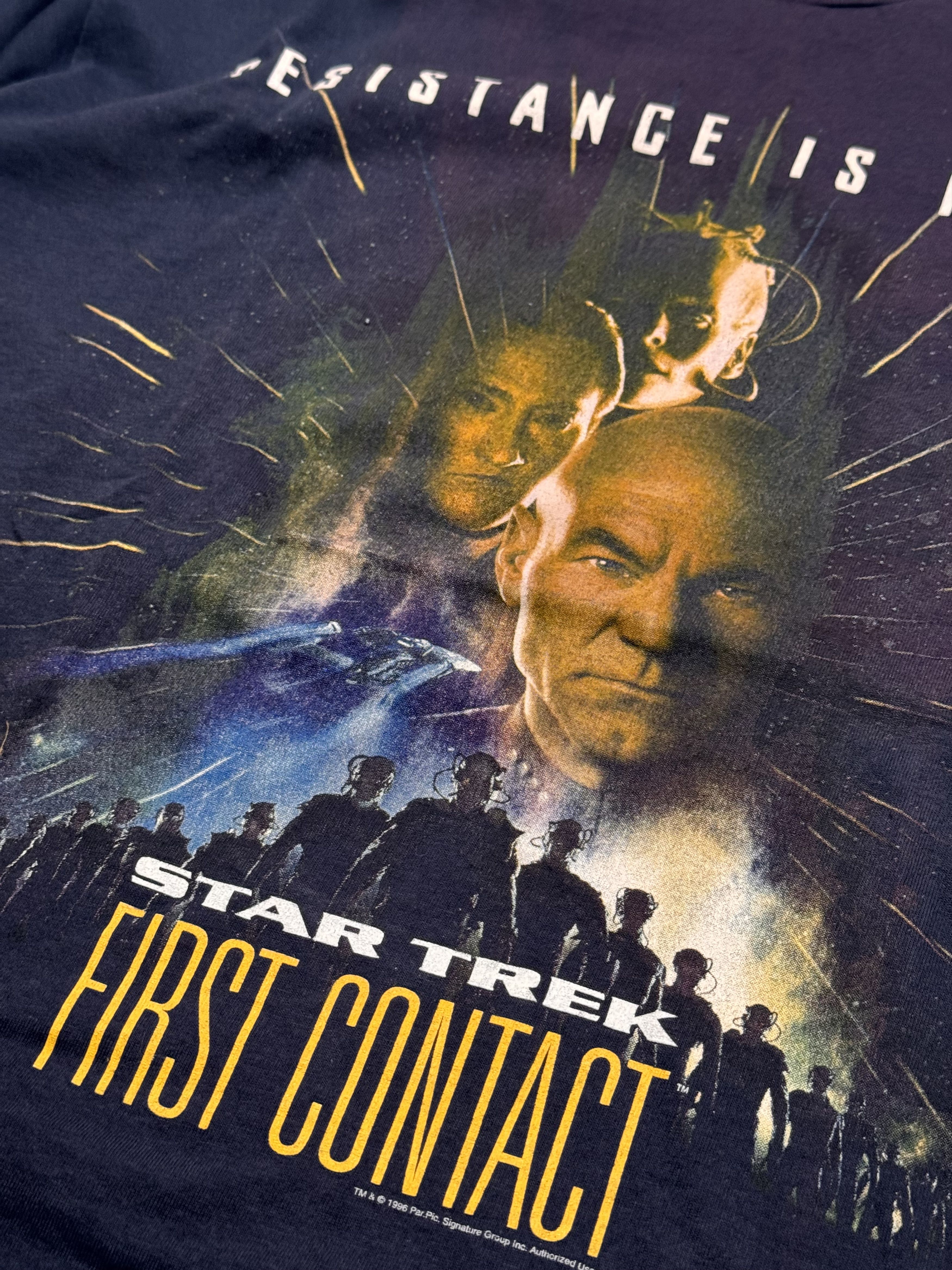 Other Vintage 1996 Star Trek First Contact Promo Tee - XL Size US XL / EU 56 / 4 - 3 Thumbnail