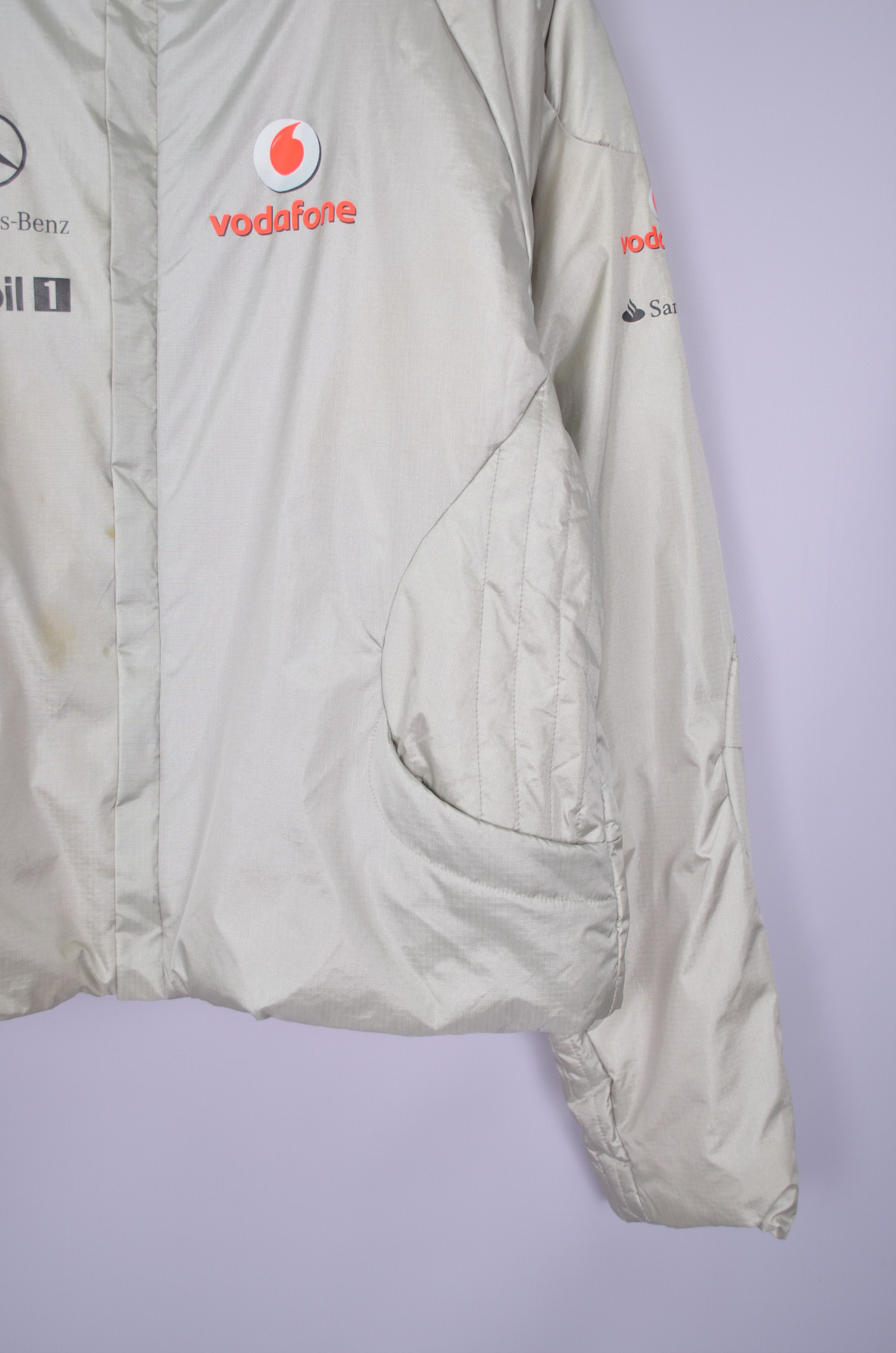 Malcolm McLaren × Mercedes-Benz Vodafone McLaren Mercedes Grey Metallic Jacket Size M Size M / US 6-8 / IT 42-44 - 4 Thumbnail