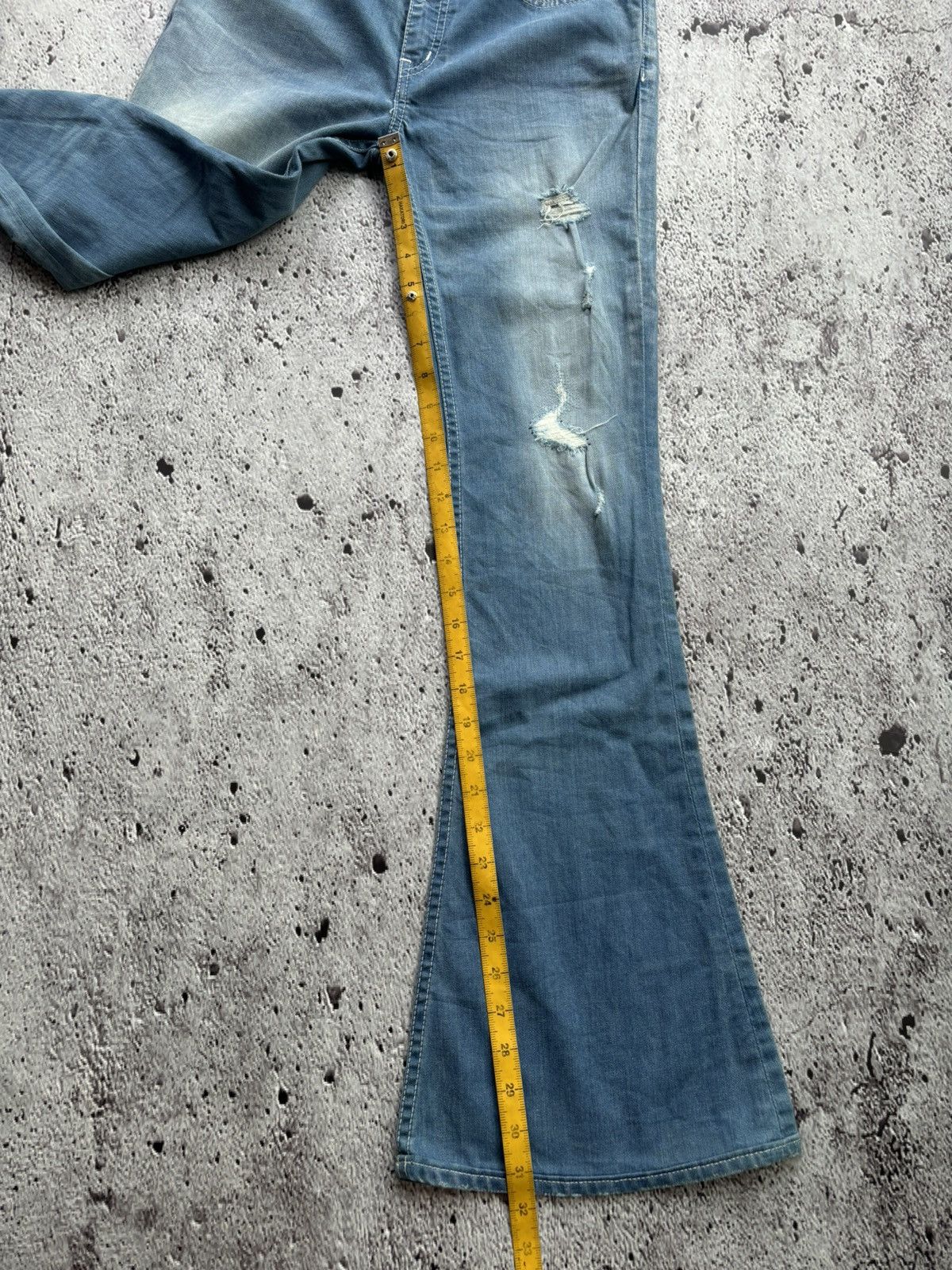 Tornado Mart Japanese Flare jeans ca r.h Vintage jeans Size 29" - 14 Thumbnail