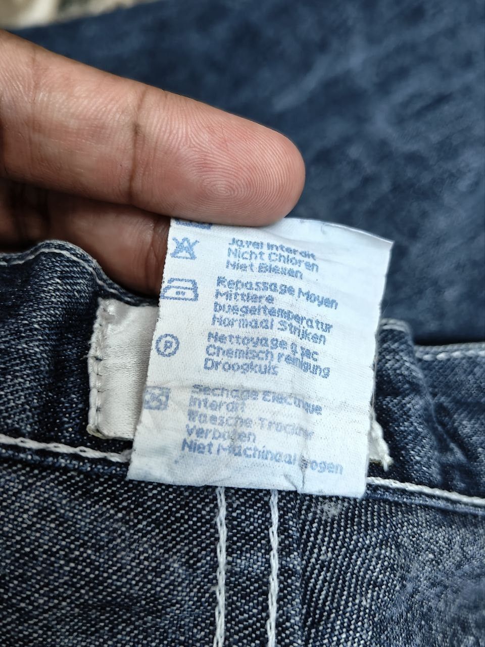 Vintage Pimkie Flare Denim Size 33" - 7 Thumbnail