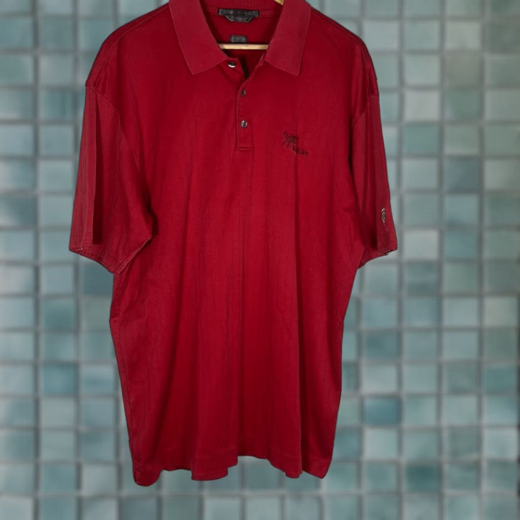 Nike Nike Golf Polo Shirt XL Men Yellow Eagle Glen Double Mercerized Polo Shirt Size US XL / EU 56 / 4 - 1 Thumbnail