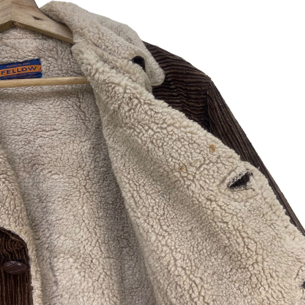 Japanese Brand Japanese Brand Fellow Stylish Corduroy Sherpa Heavy Jacket Size US M / EU 48-50 / 2 - 10 Thumbnail