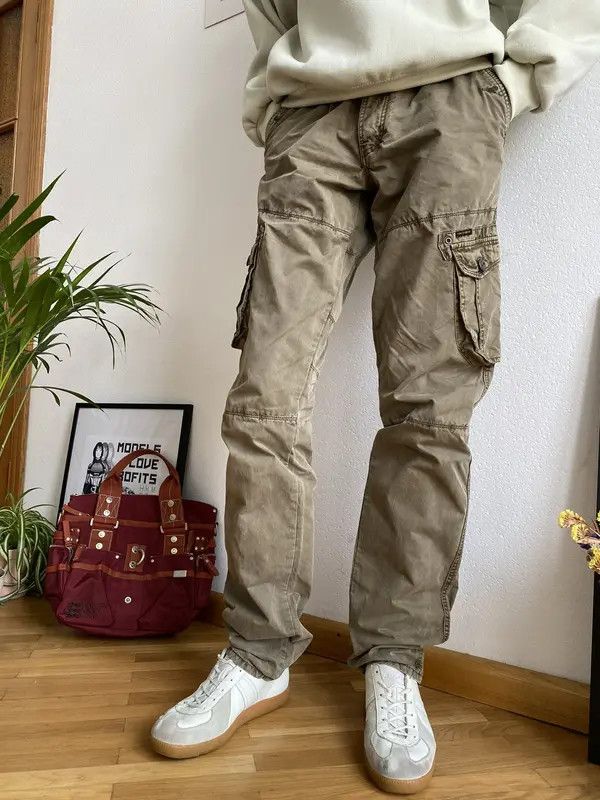 Japanese Brand Vntg Japanese Military Multi-pocket Cargo Pants Y2k slim fit Size US 34 / EU 50 - 5 Thumbnail