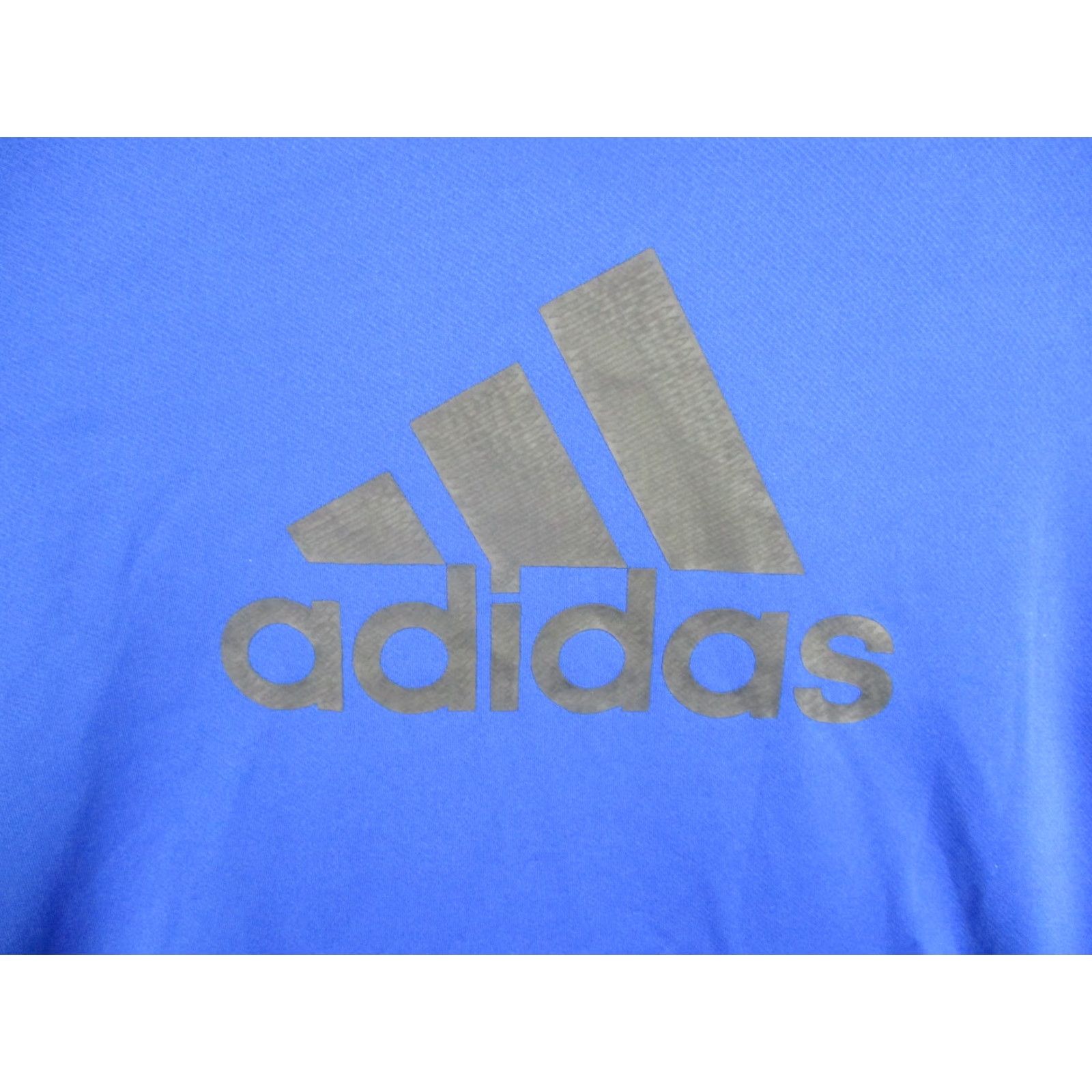 Adidas Adidas Hoodie Mens Large Blue Pullover Fleece Sweatshirt Graphic Print Logo GK7388 Size US L / EU 52-54 / 3 - 2 Thumbnail