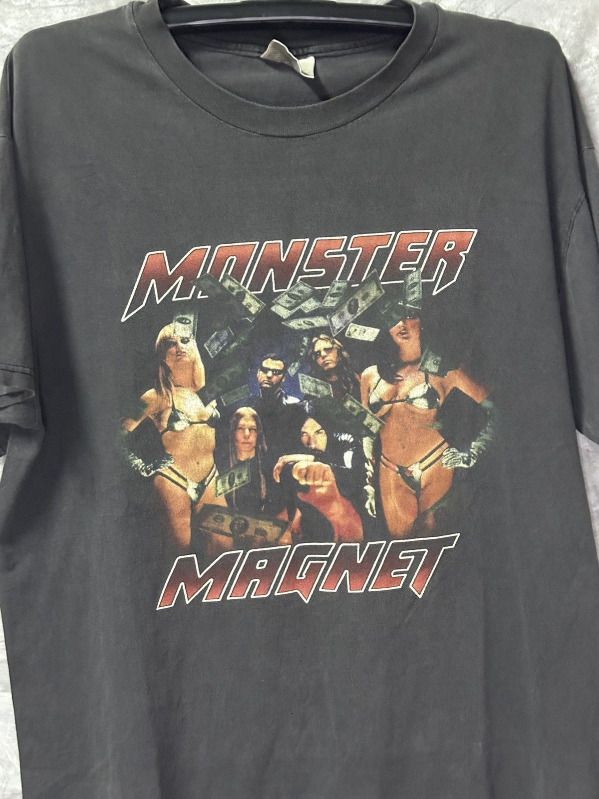 Other Vintage 90s Monster Magnet Band T-Shirt Size US XL / EU 56 / 4 - 2 Thumbnail