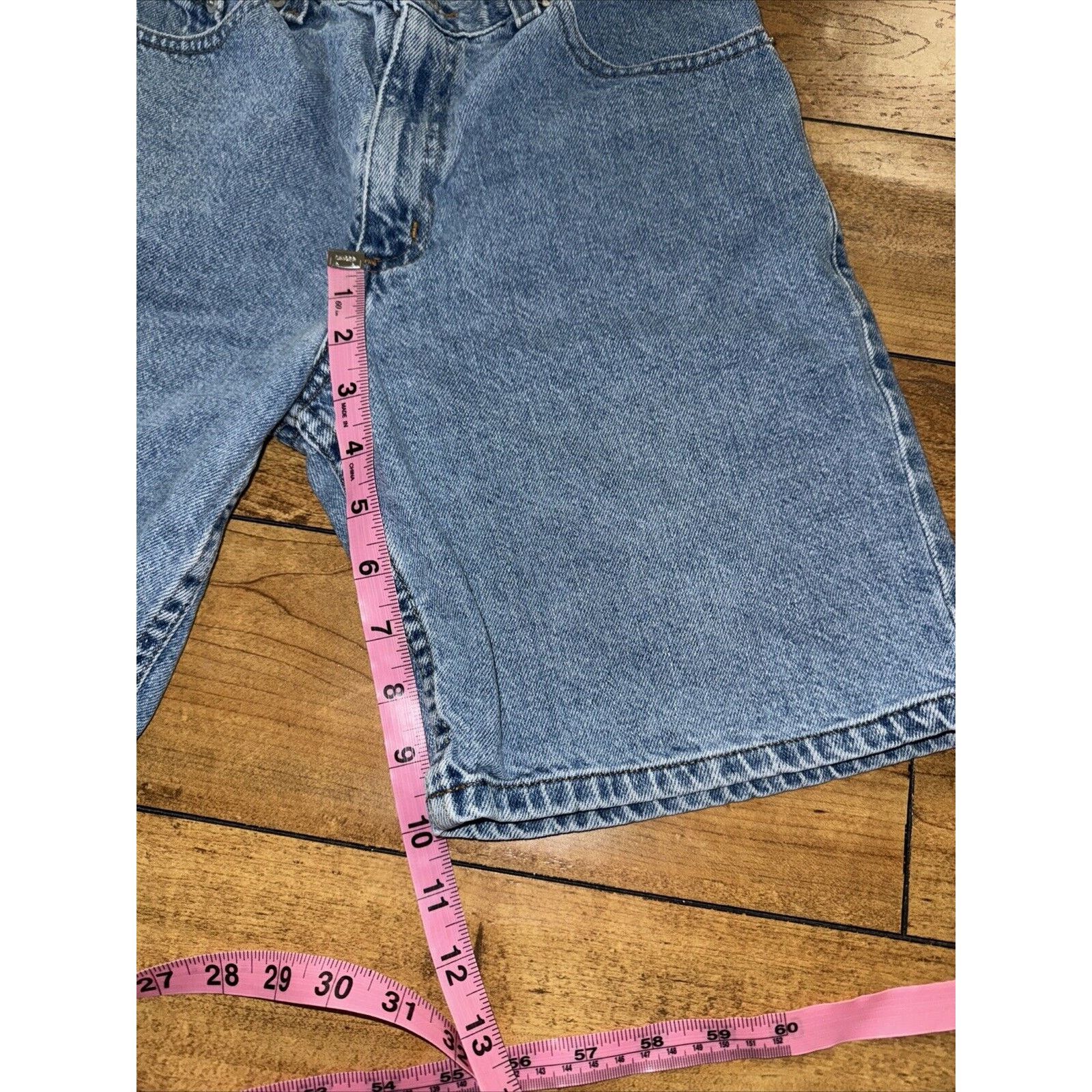 Ralph Lauren × Vintage Ralph Lauren Denim Shorts Blue Size 14 24 In Waistband Size 24" / US 00 / IT 34 - 5 Thumbnail