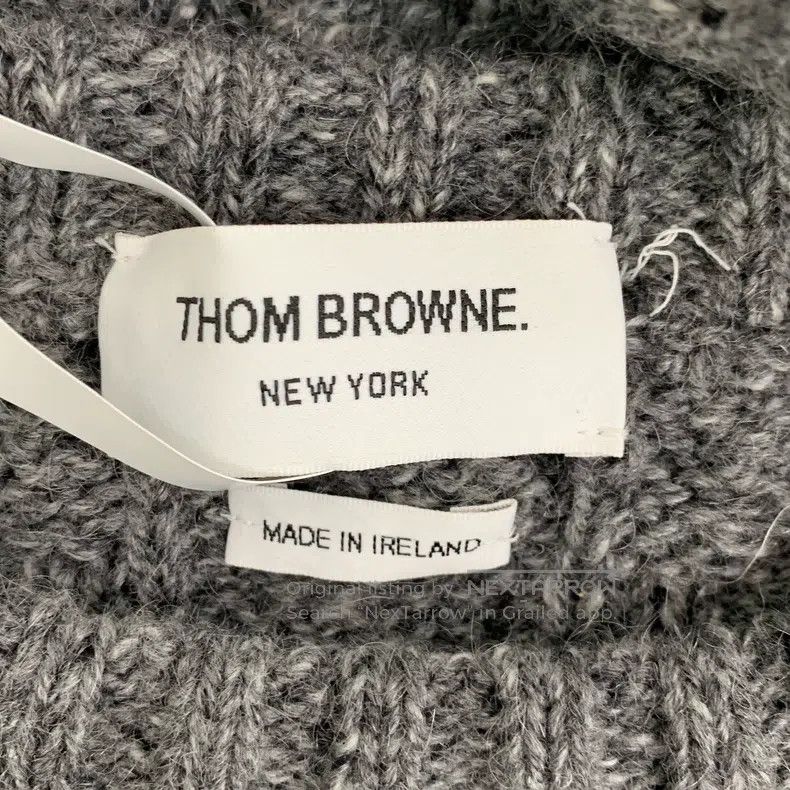 Thom Browne Thom Browne Round-necked, long-sleeved knitted sweater Size US L / EU 52-54 / 3 - 6 Thumbnail