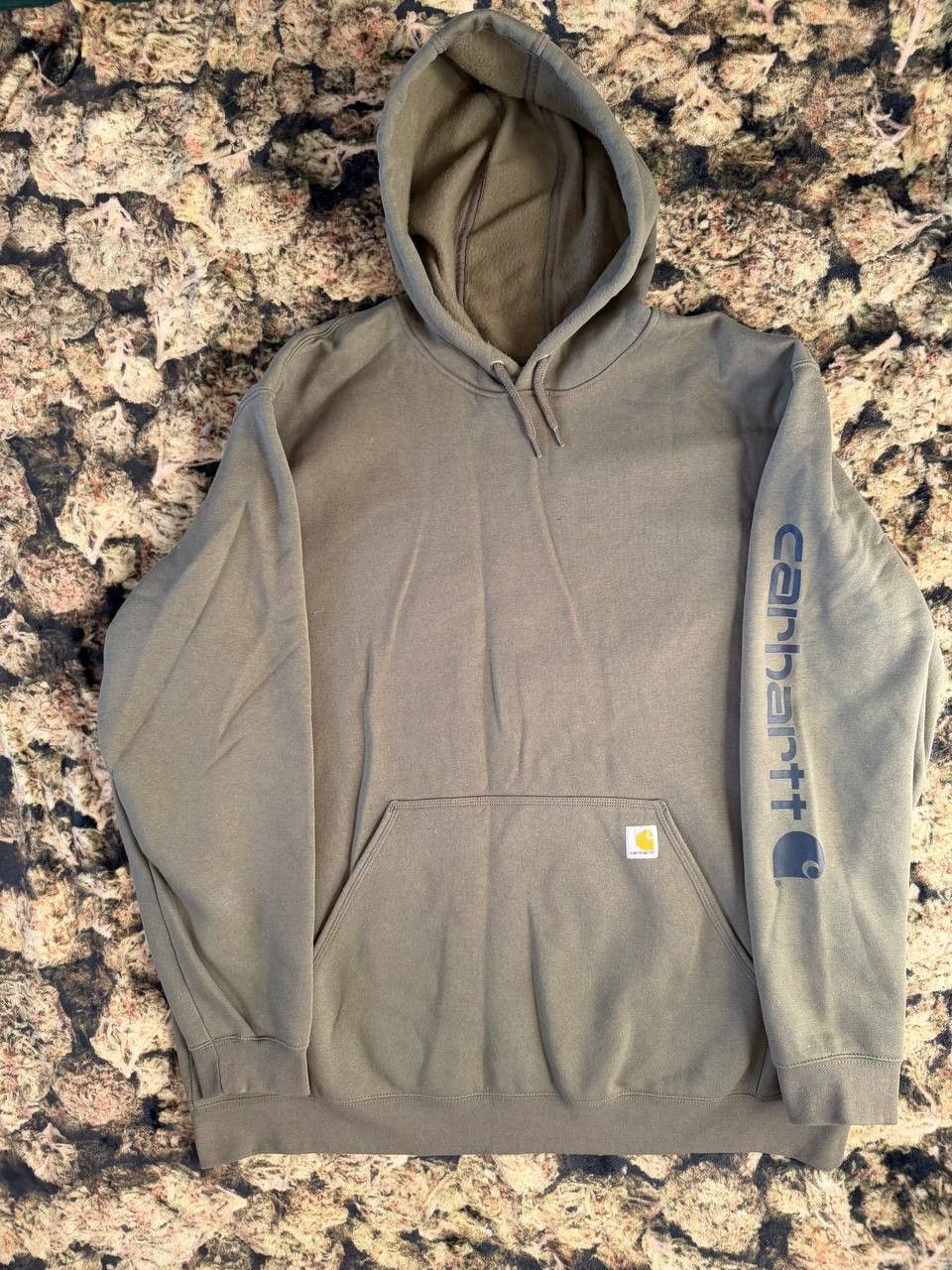 Carhartt Carhartt olive pull over hoodie Size US XXL / EU 58 / 5 - 2 Thumbnail