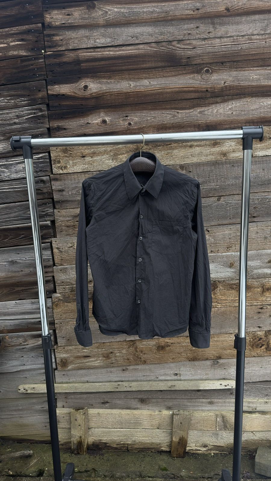 Helmut Lang 2003 Helmut Lang Fishtail Slim Shirt Bondage Strap Vintage Size US S / EU 44-46 / 1 - 2 Thumbnail