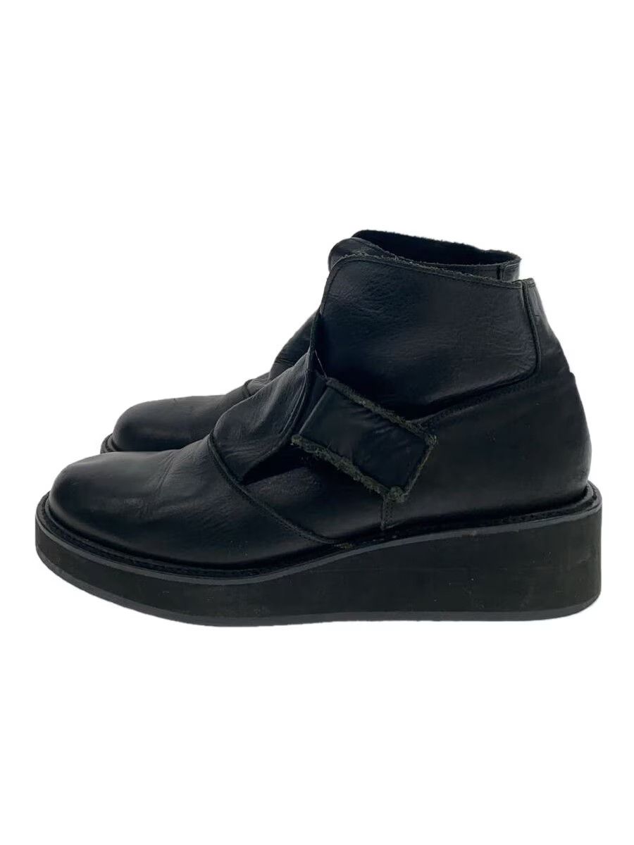 Side Strap Leather Boots