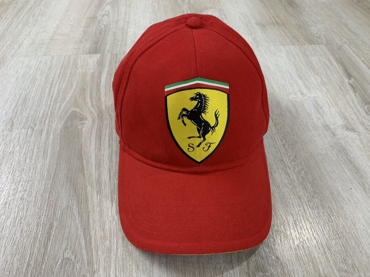 Vintage Mens cap Ferrari Size ONE SIZE - 2 Thumbnail