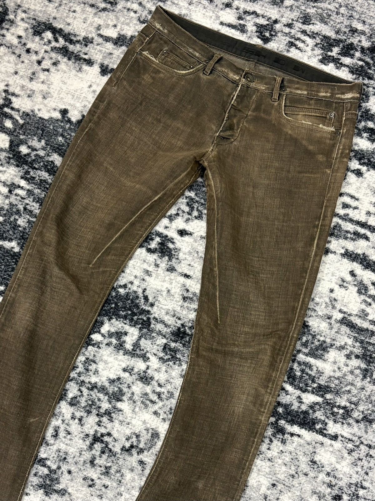 Rick Owens Rick Owens fw09 Bitter Detroit Cut Denim Size US 31 - 3 Thumbnail