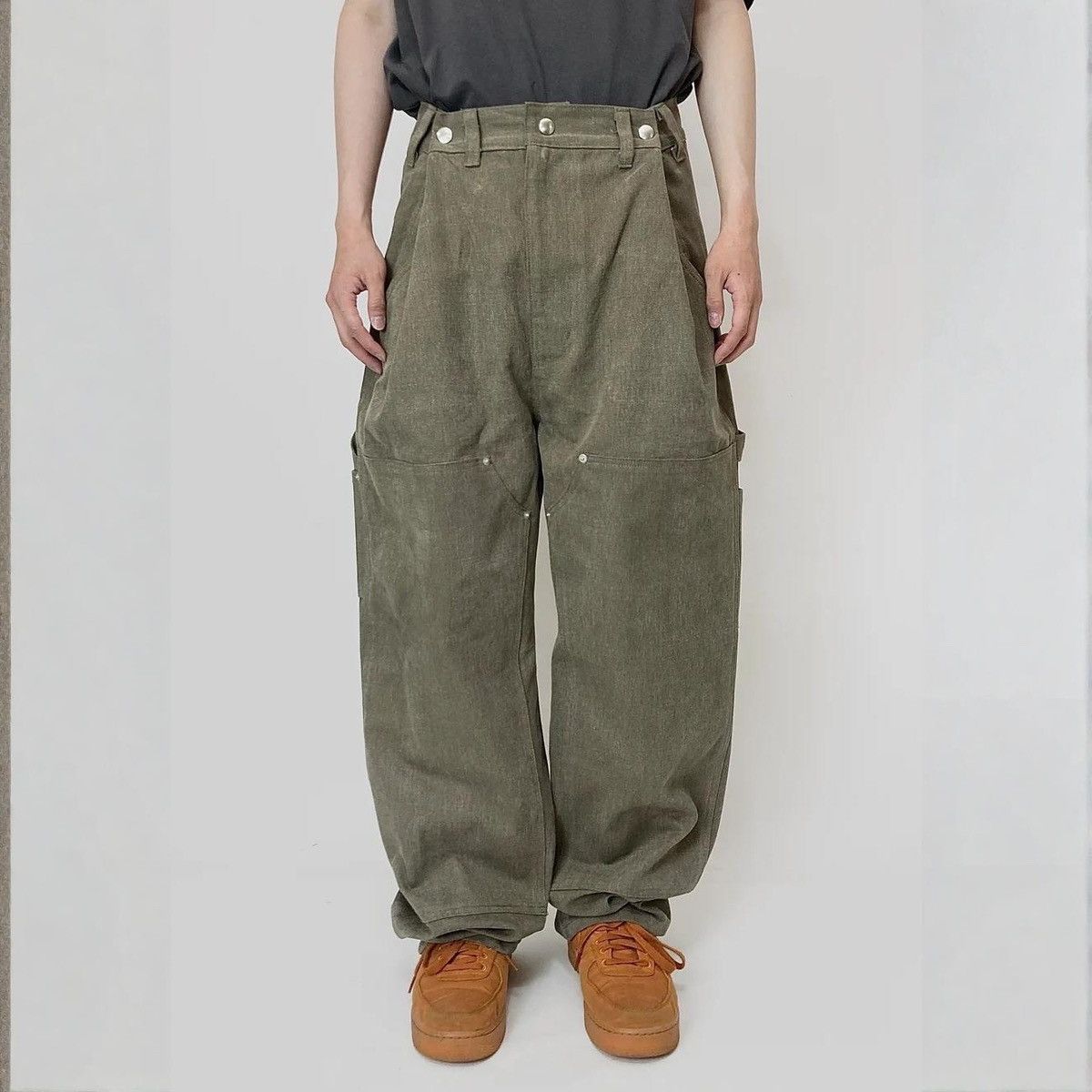Vintage EGNARTS khaki adjustable pants Size US 32 / EU 48 - 1 Thumbnail