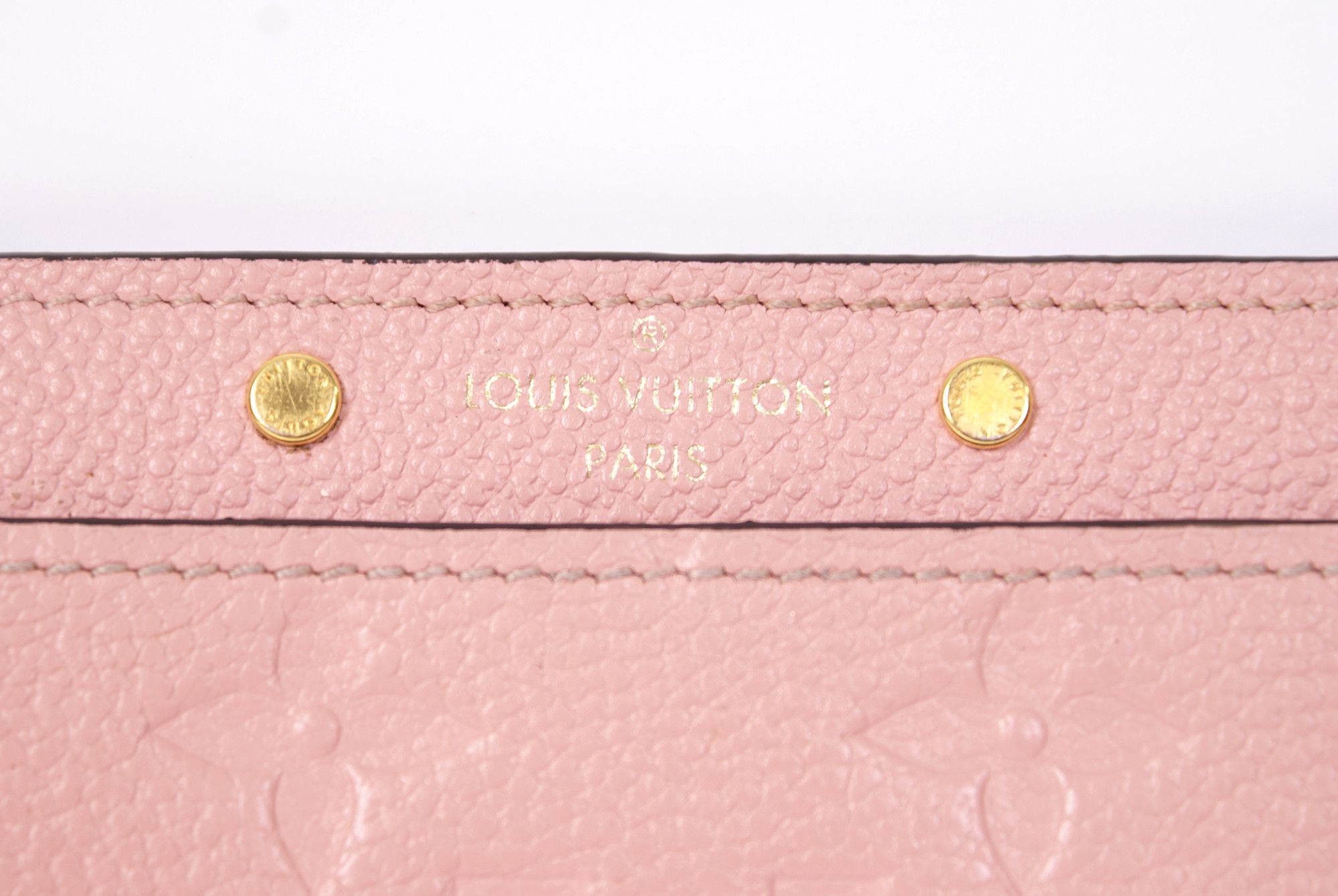Louis Vuitton Louis Vuitton Monogram Empreinte Leather Card Holder Rose Size ONE SIZE - 3 Thumbnail