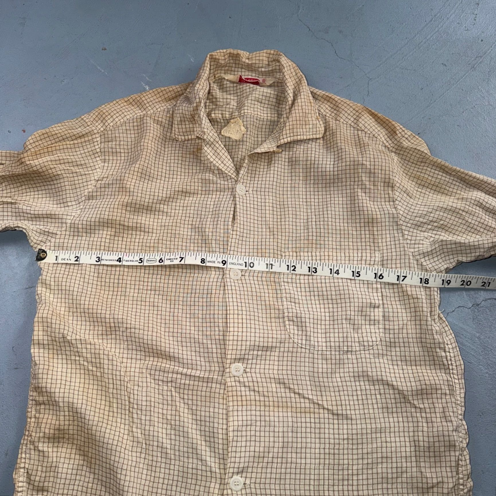 Vintage VTG Pilgrim 1950s Rockabilly Button Up Shirt Collared Collar Cotton White Size S Mens Regular Vintage Yes Bag? Size US S / EU 44-46 / 1 - 4 Thumbnail