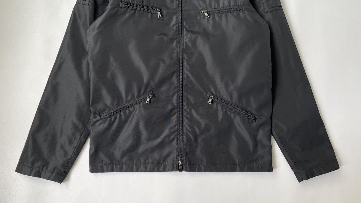 Prada S/S 07 Black Nylon Utility Jacket Size US M / EU 48-50 / 2 - 8 Thumbnail