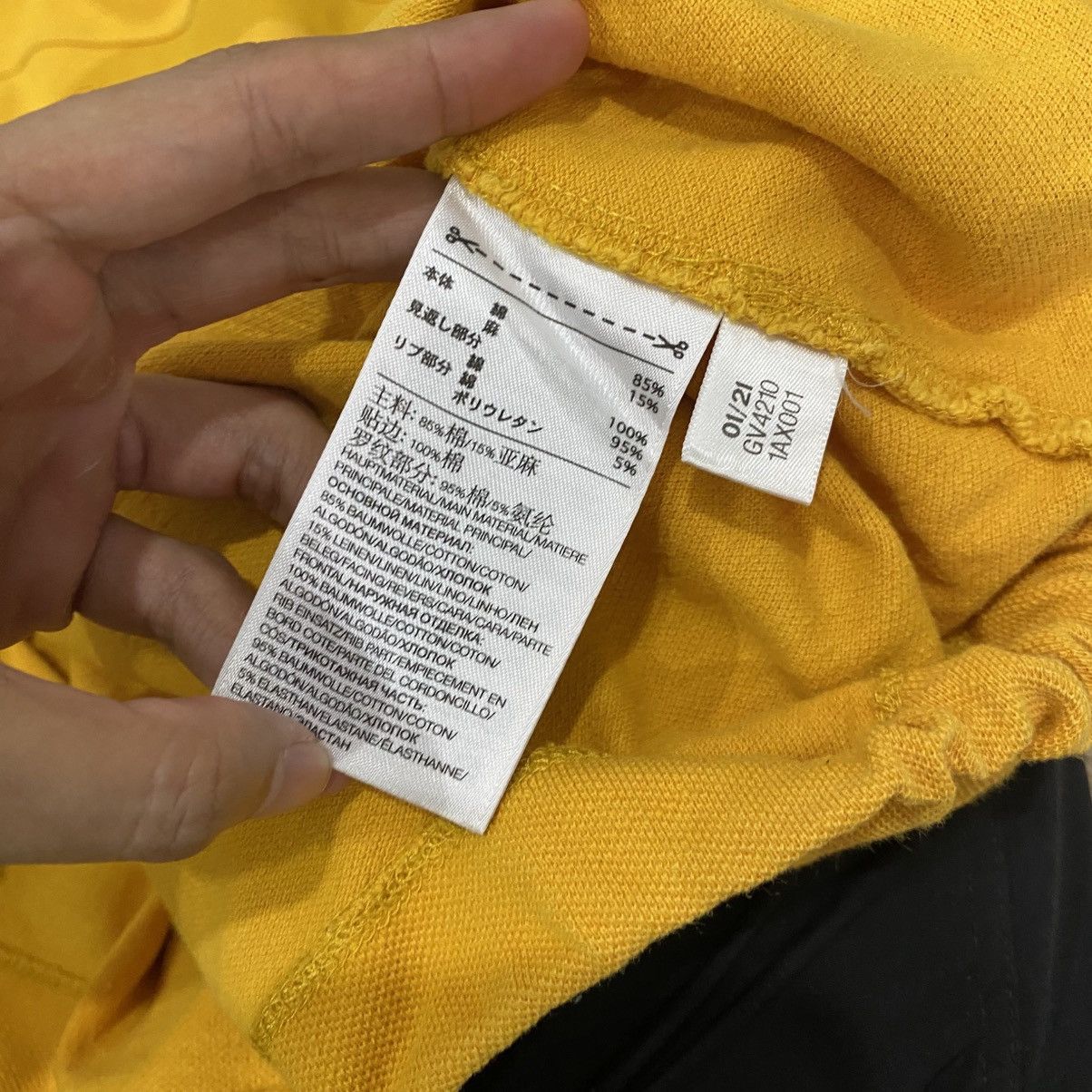 Adidas × Y-3 Adidas Y-3 Yohji Yamamoto Big Logo Drawstring Sweatshirt Size US L / EU 52-54 / 3 - 9 Thumbnail