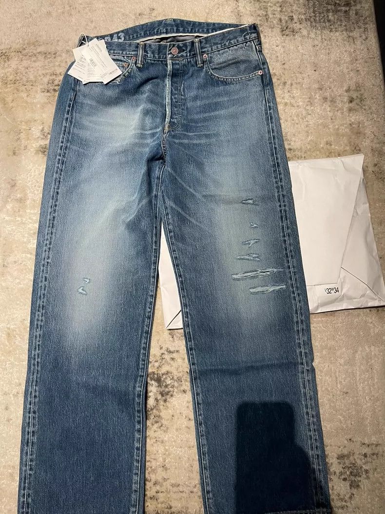 Visvim VISVIM 24aw SOCIAL SCULPTURE 01 WIDE DAMAGED-41 D41 | Grailed