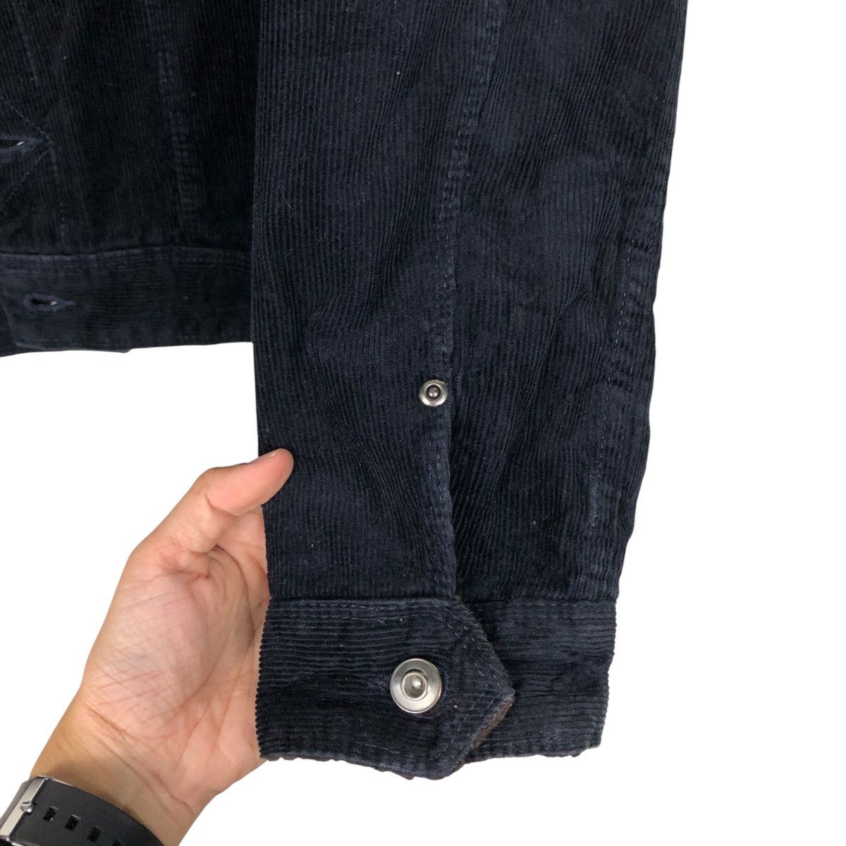 Japanese Brand 📌Vtg Trucker Corduroy Jacket Unknown Blanket Issey Miyake Size US L / EU 52-54 / 3 - 16 Thumbnail