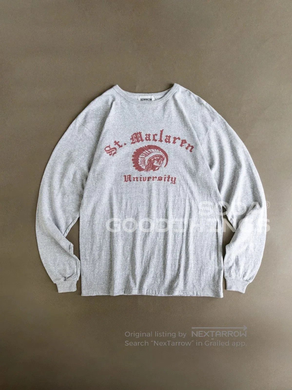 Other St. Maclaren Univ Gray Long Sleeve T. Size US L / EU 52-54 / 3 - 1 Thumbnail
