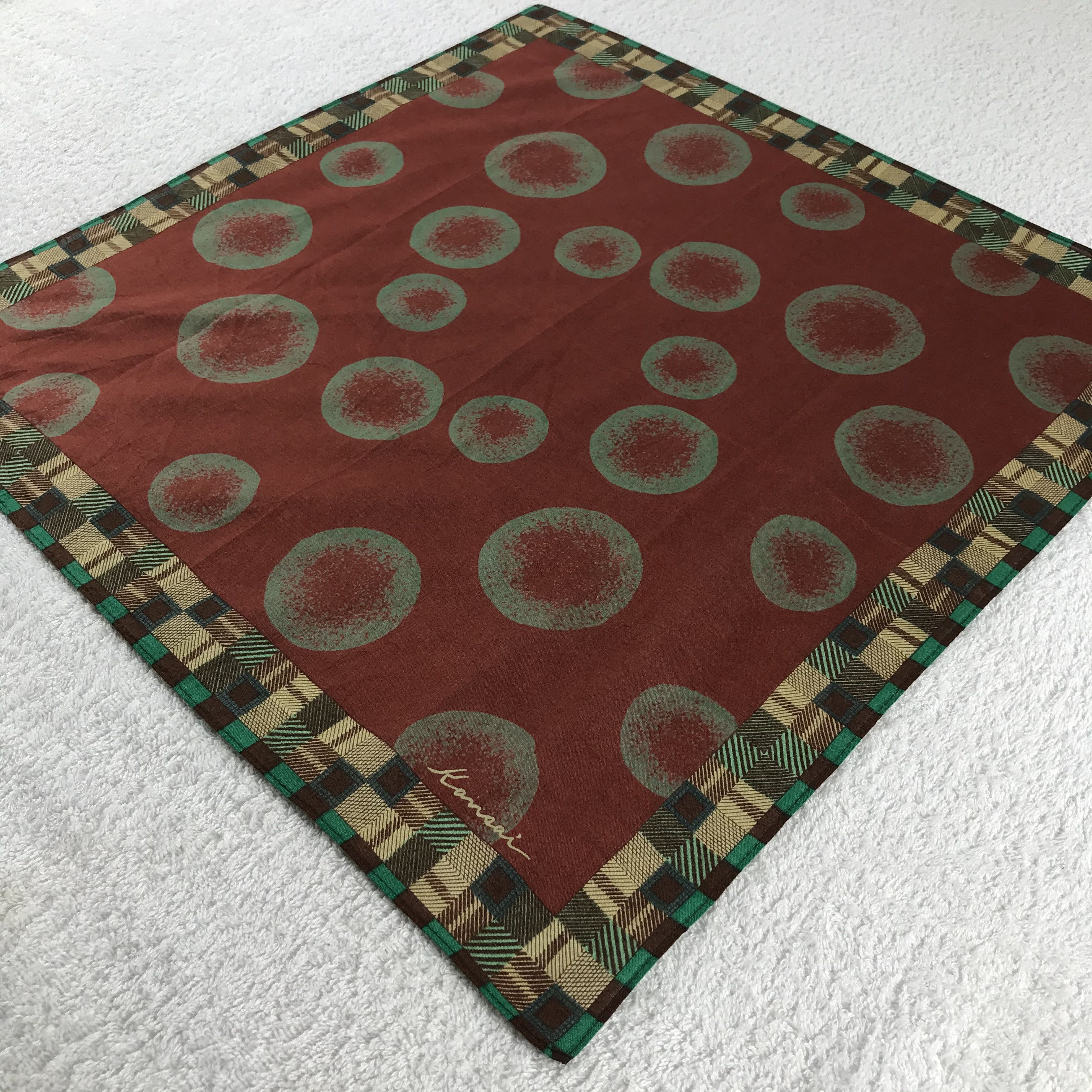 Kansai Yamamoto × Vintage Kansai Yamamoto Bandana / Handkerchief / Neckerchief - S086 Size ONE SIZE - 2 Thumbnail