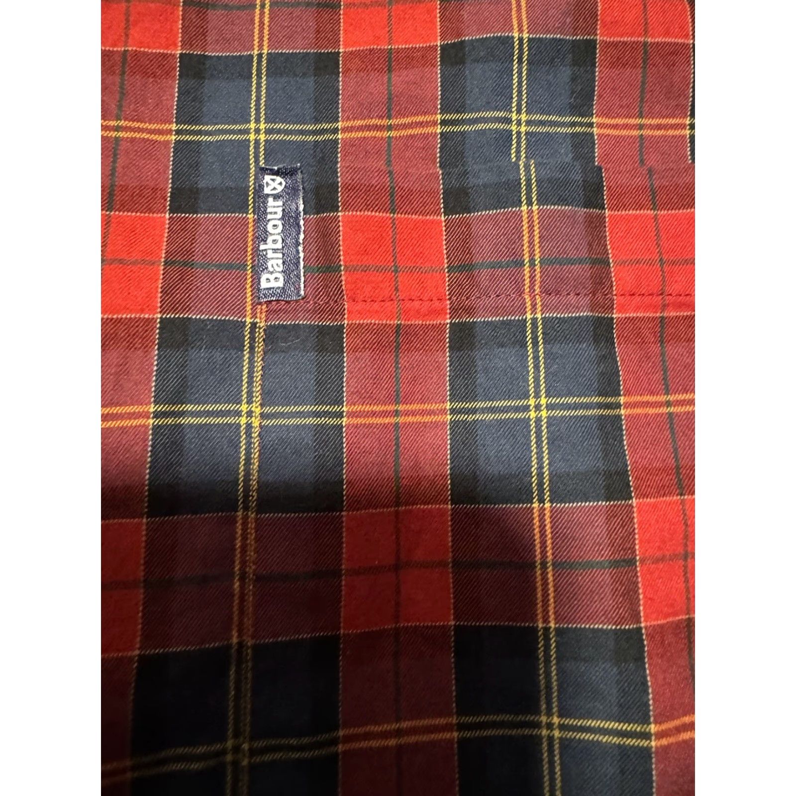 Barbour Barbour Shirt Mens Flannel Plaid Button Up 3XL Multicolor Tailored Fit Long Sleeve Button-Down Collar Pockets Dress Shirt Regular Mens Size US XXL / EU 58 / 5 - 5 Thumbnail