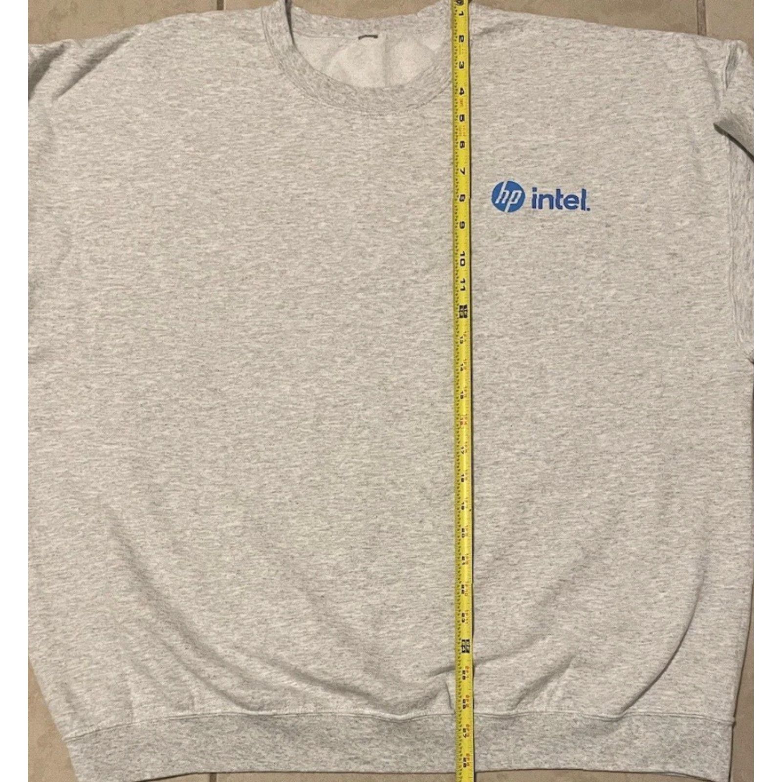 Apple VINTAGE HP Intel Sweatshirt Hoodie 2XL Gray Mens 90s Y2K Apple Microsoft Internet Computer Grunge Hip Hop Punk Retro Rock Tech USA Size US XXL / EU 58 / 5 - 7 Thumbnail