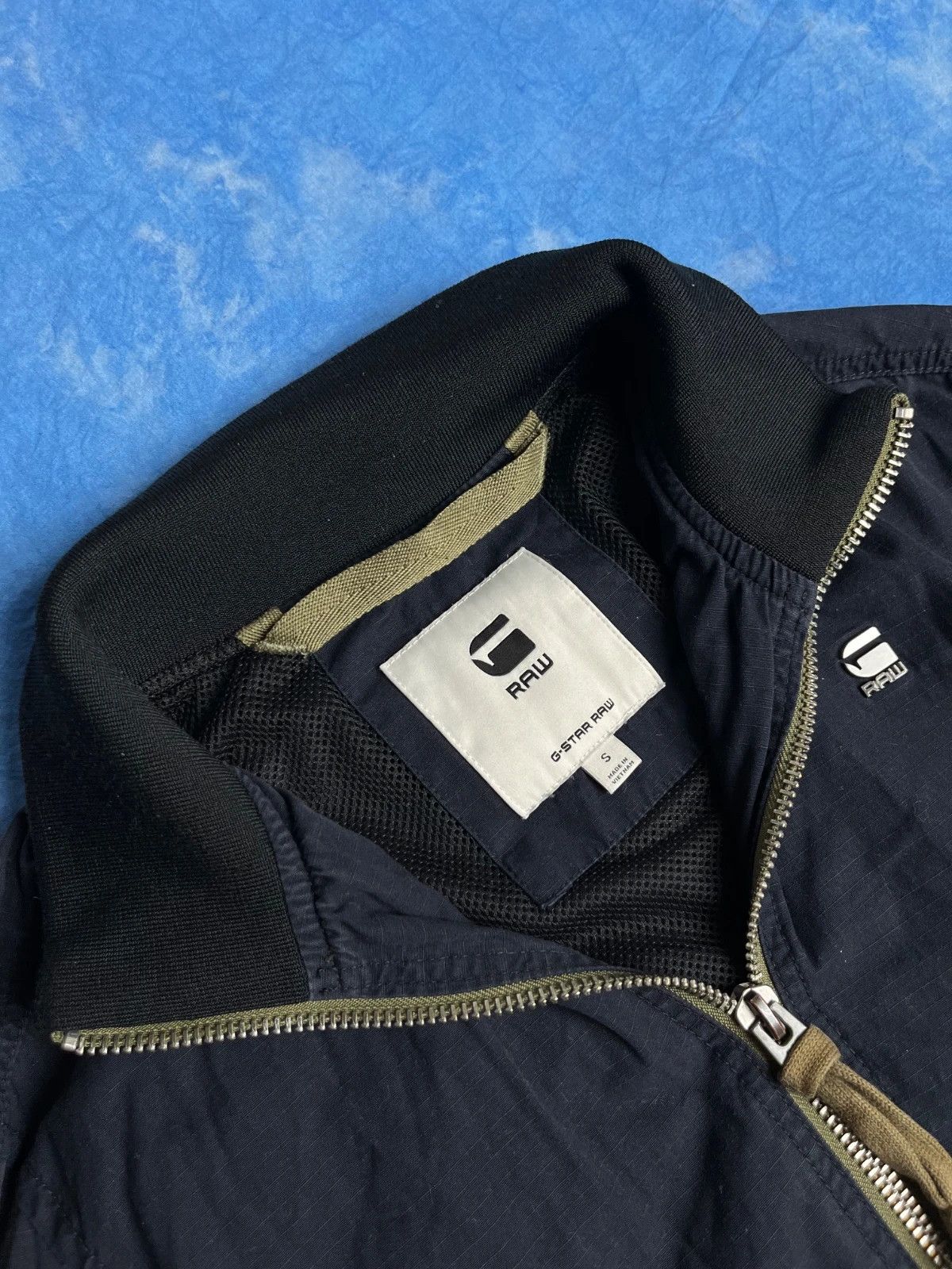 G-Star Vintage 00s G-Star Raw Bolt Zip Bomber Light Jacket y2k Size US S / EU 44-46 / 1 - 4 Thumbnail