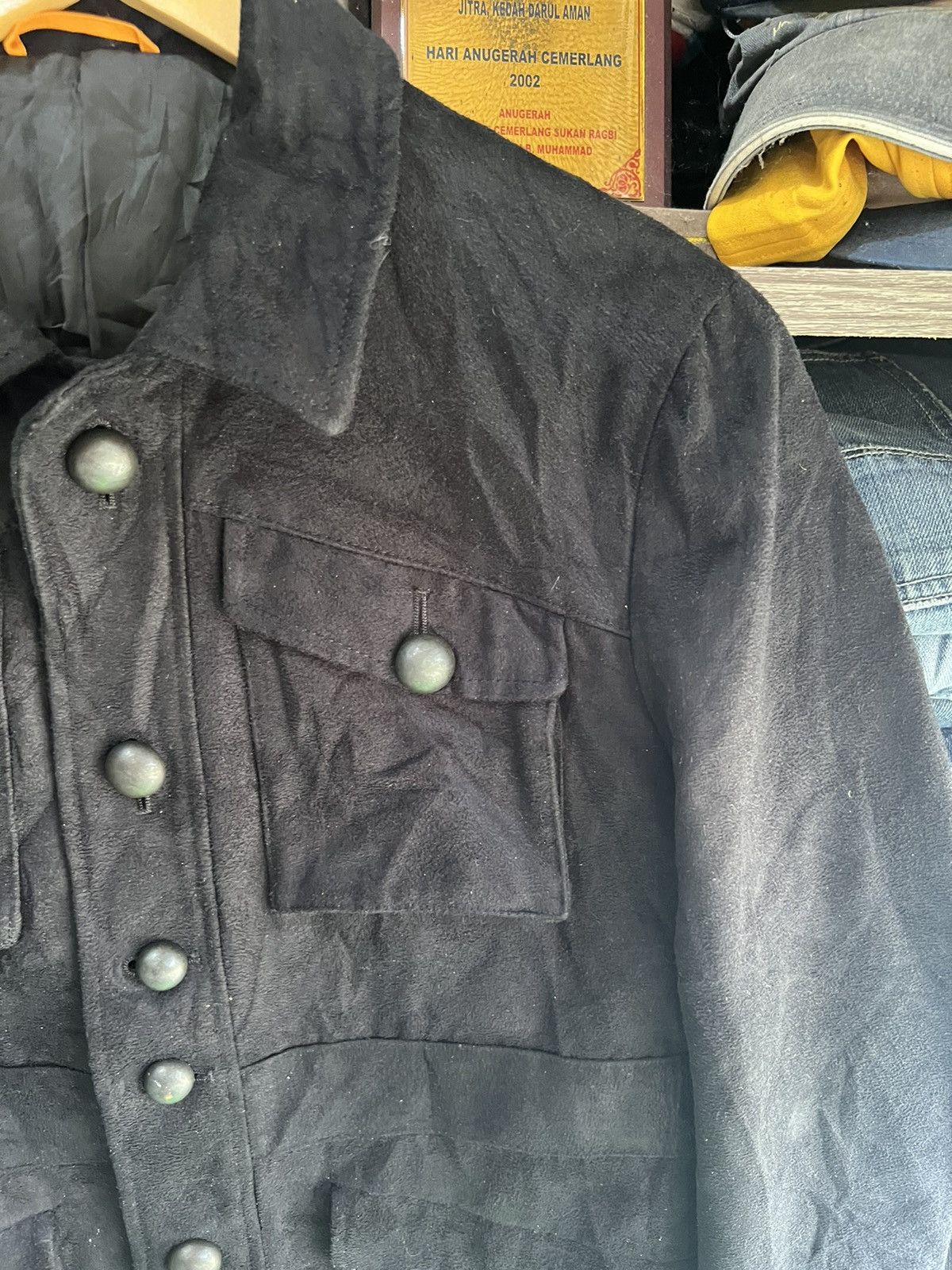 Takeo Kikuchi 🔥Vintage Takeo Kikuchi Suede Button Jacket Size US S / EU 44-46 / 1 - 6 Thumbnail