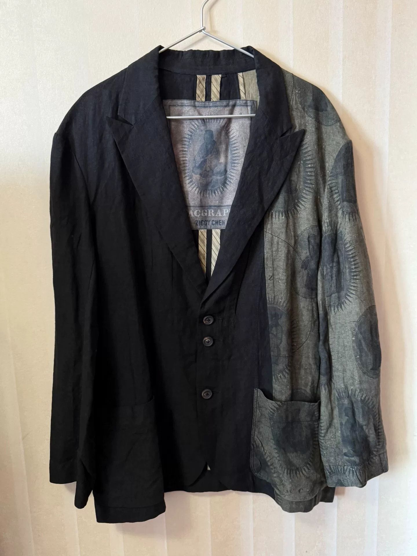Ziggy Chen Ziggy Chen 22SS Green Hemp Jacket Size US M / EU 48-50 / 2 - 1 Thumbnail