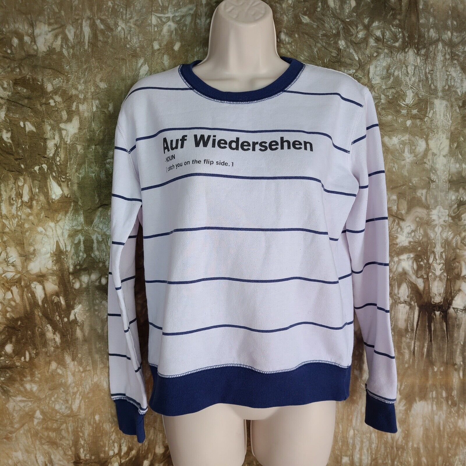 Cotton On cotton on white navy stripped sweater Size Small 4 6 Size S / US 4 / IT 40 - 1 Thumbnail