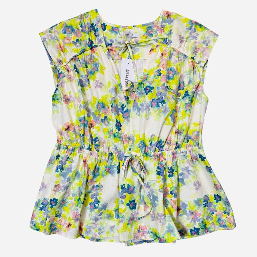Derek Lam 10 Crosby NWT New $295 DEREK LAM 10 CROSBY Caroline Double Tie Top Eu Size L / US 10 / IT 46 - 2 Thumbnail