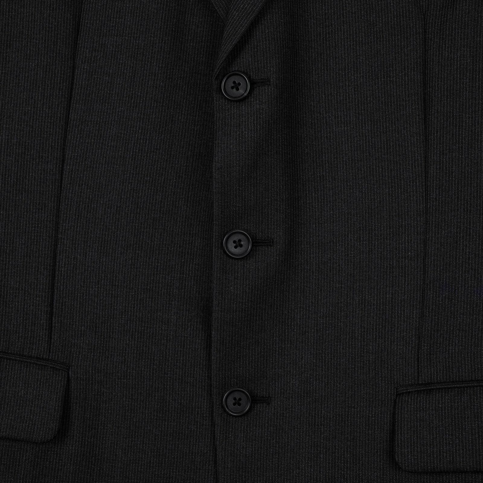 Prada Prada Milano Black Pure Virgin Wool Tailored Blazer Jacket Size US L / EU 52-54 / 3 - 5 Thumbnail