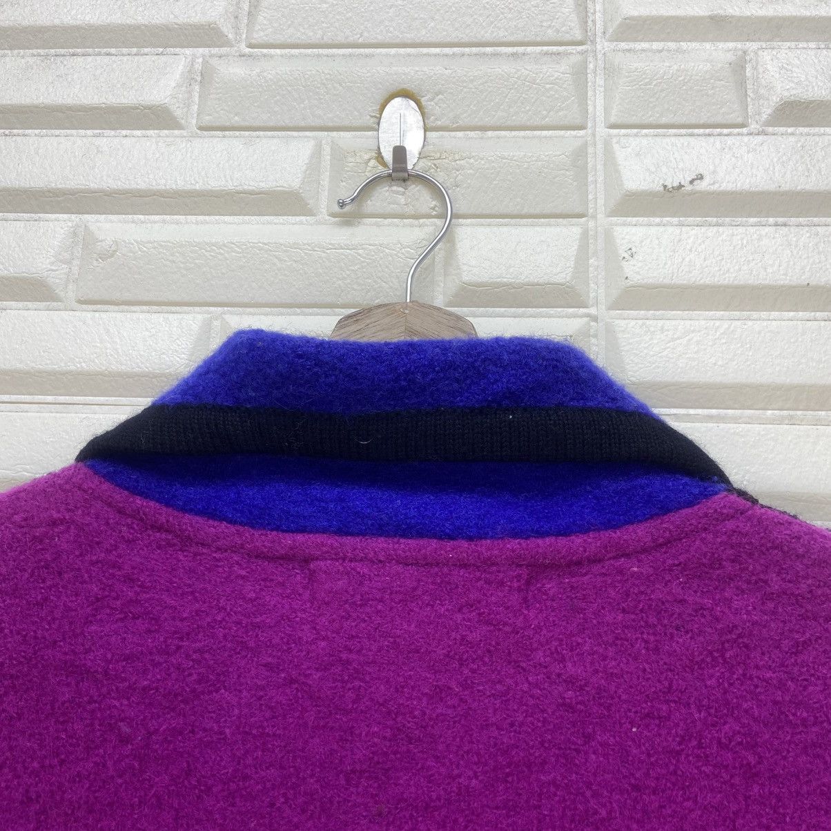 Japanese Brand 🔥I.B Diffusion Sport ColorBlock MultiColor Boiled Wool Coat Size M / US 6-8 / IT 42-44 - 11 Thumbnail
