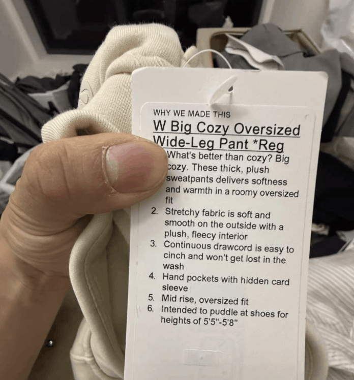 Lululemon Lululemon Big Cozy Light Ivory Casual Pant K27 Size 29" - 2 Thumbnail