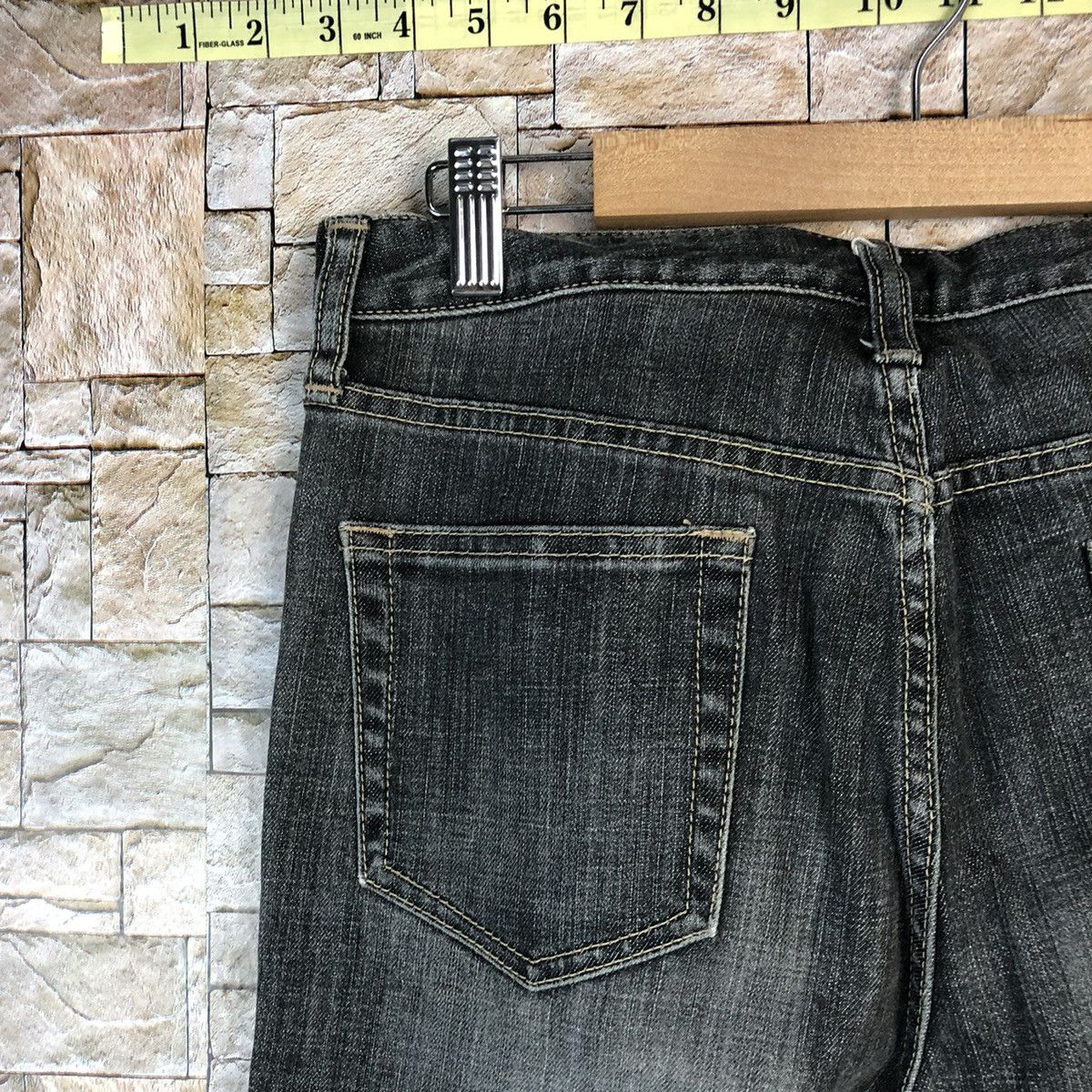 Japanese Brand Uniqlo japan Black ripped Distressed Denim Pants #A1012 Size US 28 / EU 44 - 18 Thumbnail