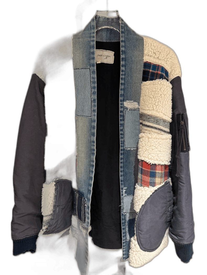 Greg Lauren greg lauren mixed-material patchwork jacket Size US L / EU 52-54 / 3 - 1 Thumbnail
