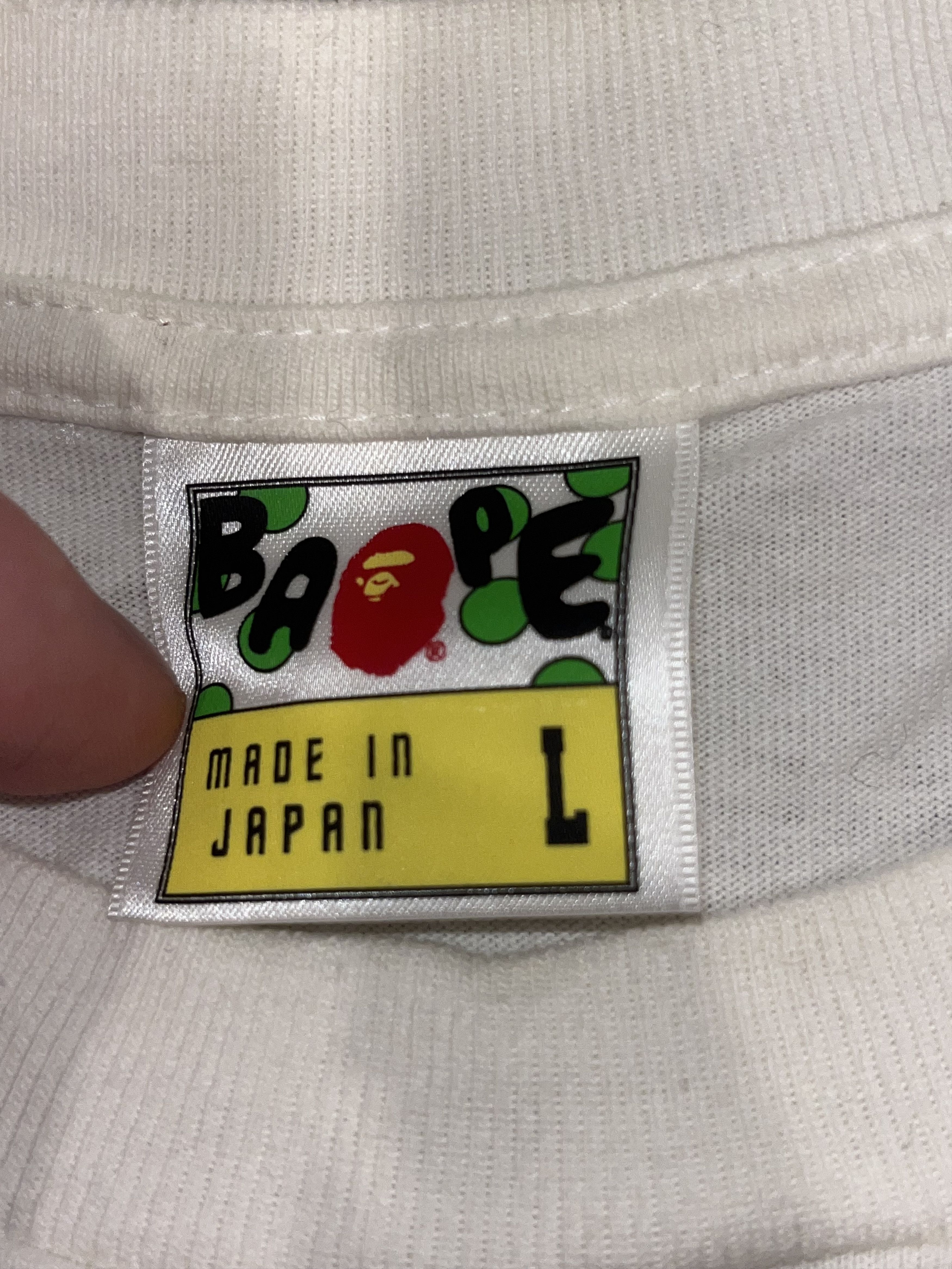 Nigo Bape x Nigo Hand Printed T Shirt Size US L / EU 52-54 / 3 - 5 Thumbnail