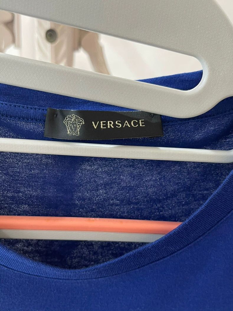 Versace Versace logo men's slim T-shirt Size US M / EU 48-50 / 2 - 3 Thumbnail