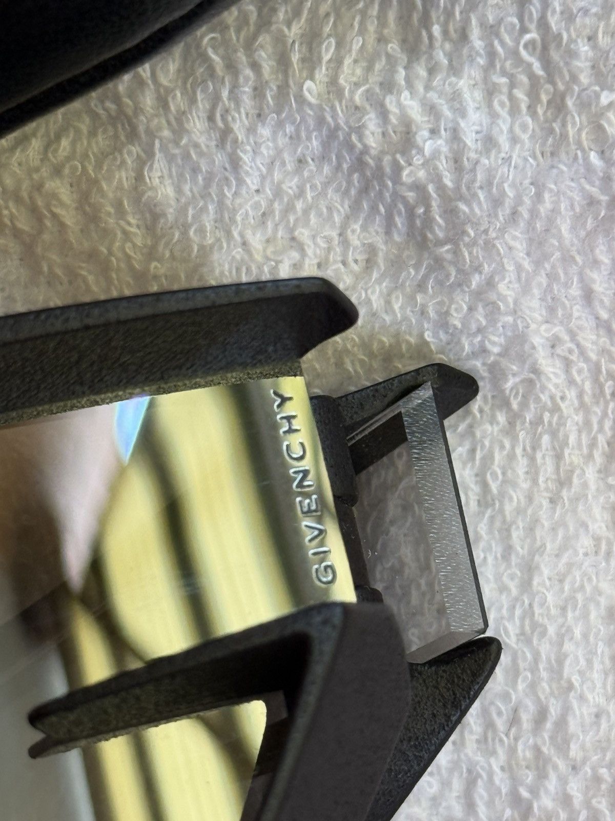 Givenchy Givenchy Giv Cut Geometric Sunglasses Black Silver GV40049I Size ONE SIZE - 4 Thumbnail