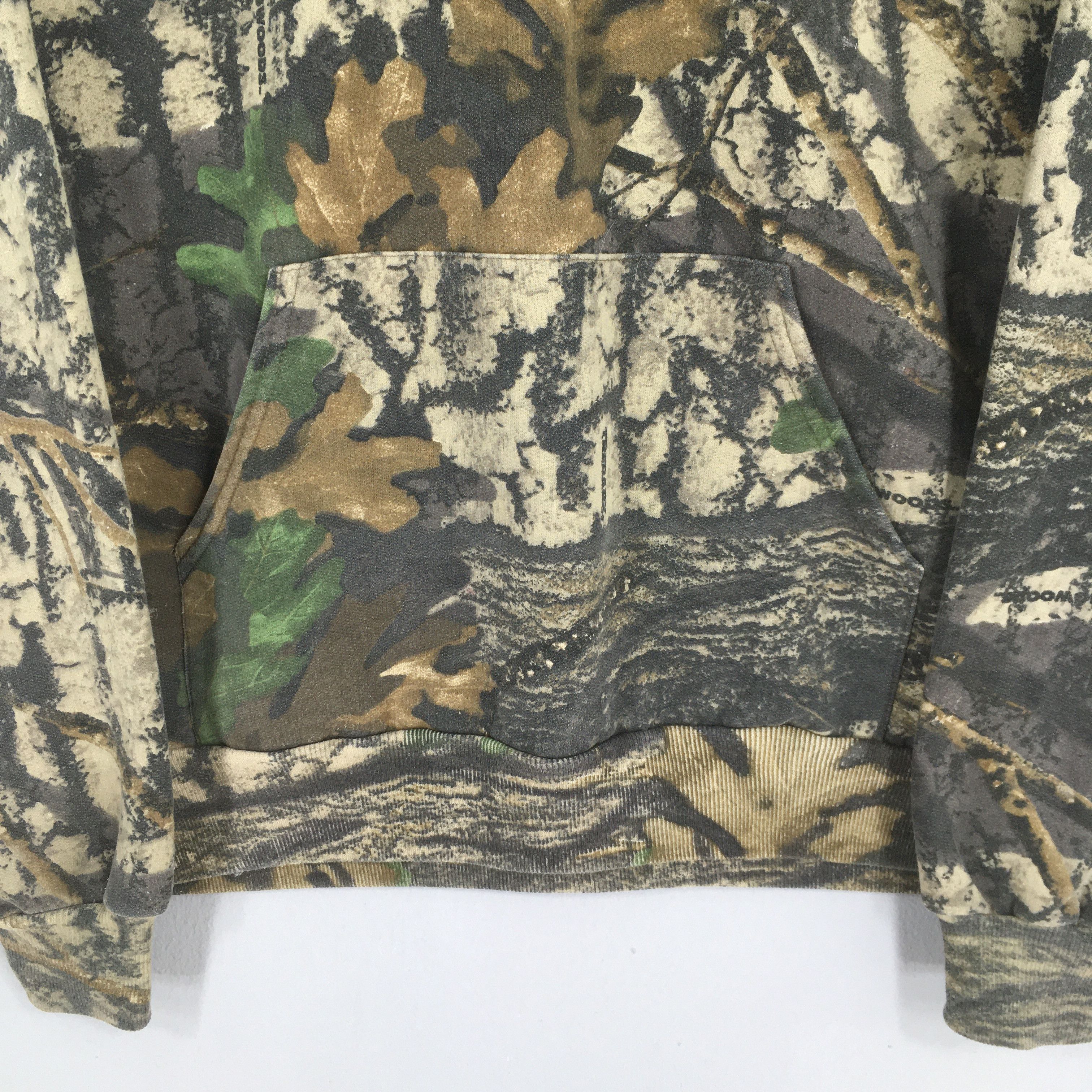 Jerzees Vintage 90s Jerzees Mossy Oak Camo Sweatshirt XLarge Size US XL / EU 56 / 4 - 3 Thumbnail