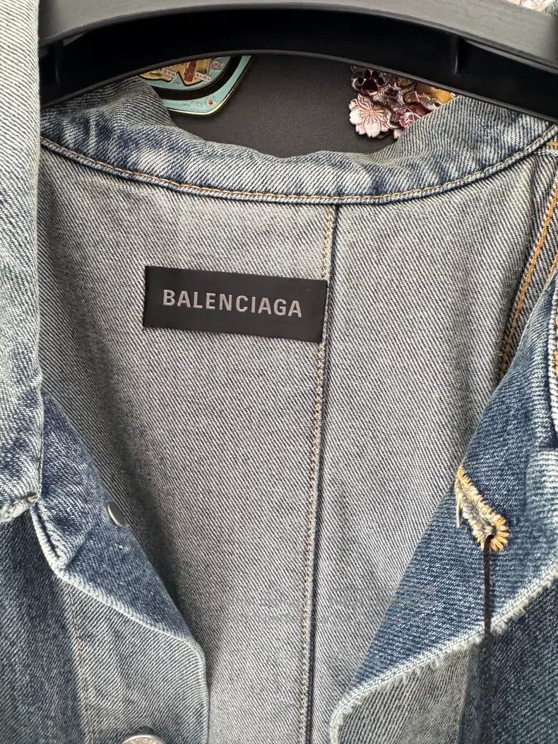 Balenciaga Balenciaga Denim jacket Size US L / EU 52-54 / 3 - 2 Thumbnail