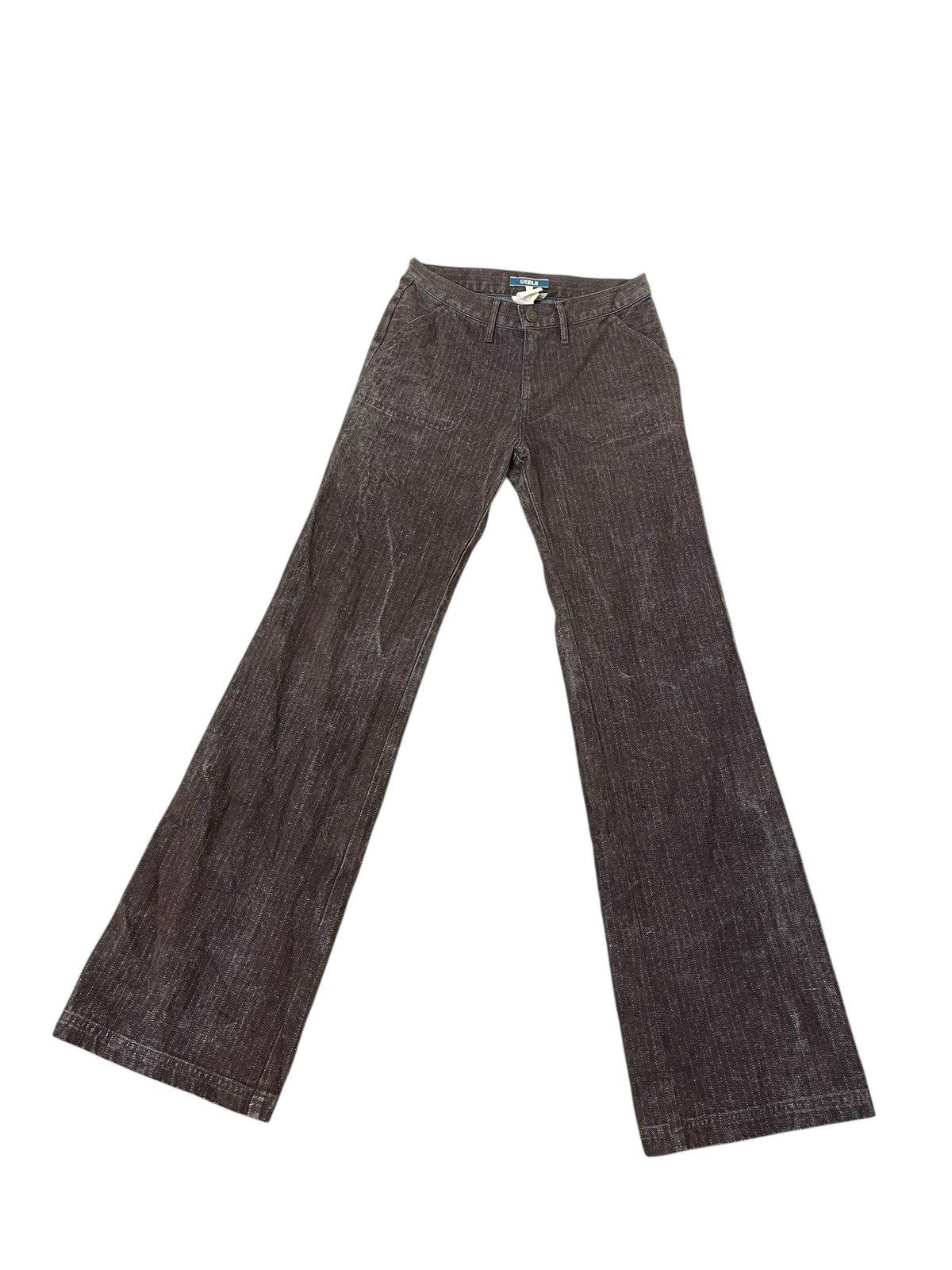 Hysteric Glamour Flare Jeans Carpenter GRZ&M Herringbone Boot Cut 1🟦6 Size US 29 - 2 Thumbnail